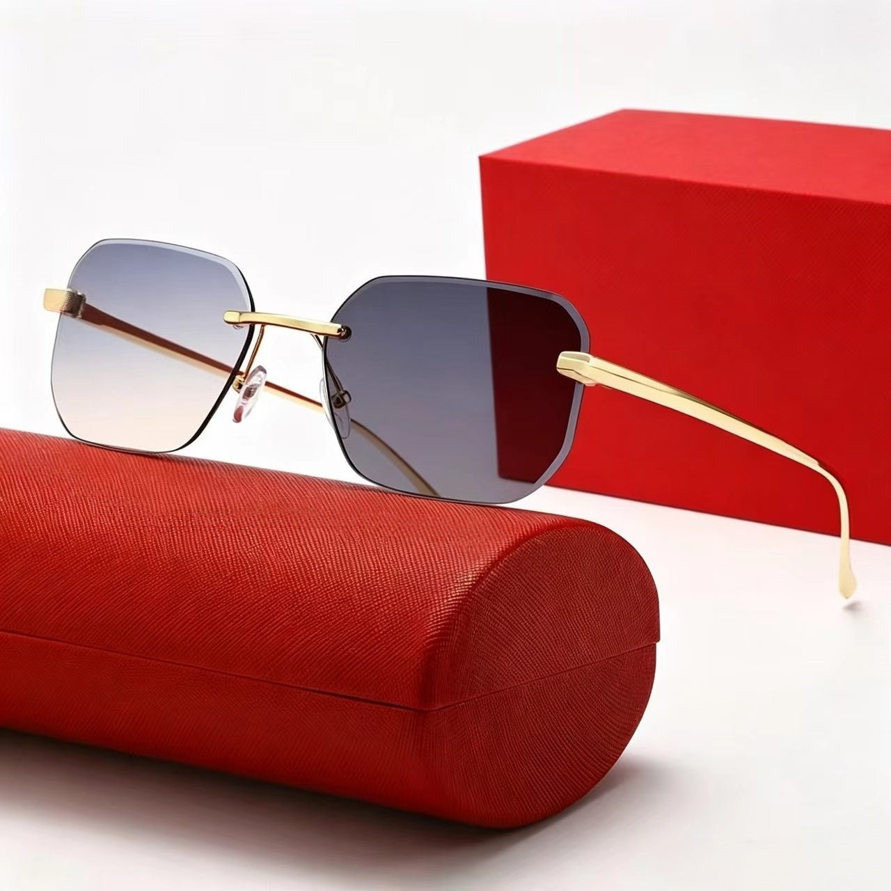 Gradient blackout sunglasses versatile E1372