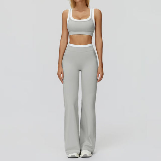 High waisted outdoor leisure versatile fitness suit E917