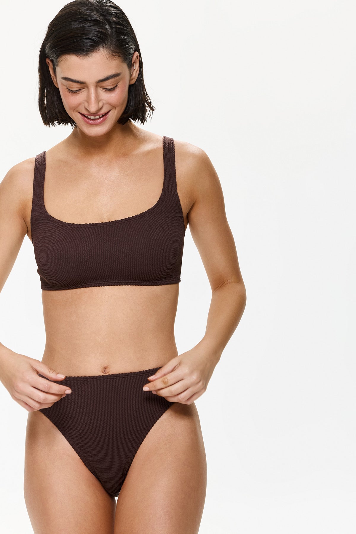 טופ ביקיני גוזיה ONE SIZE חום