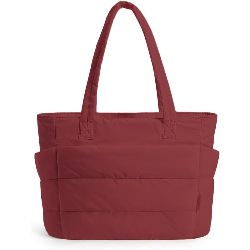Simple solid color handbag E1307