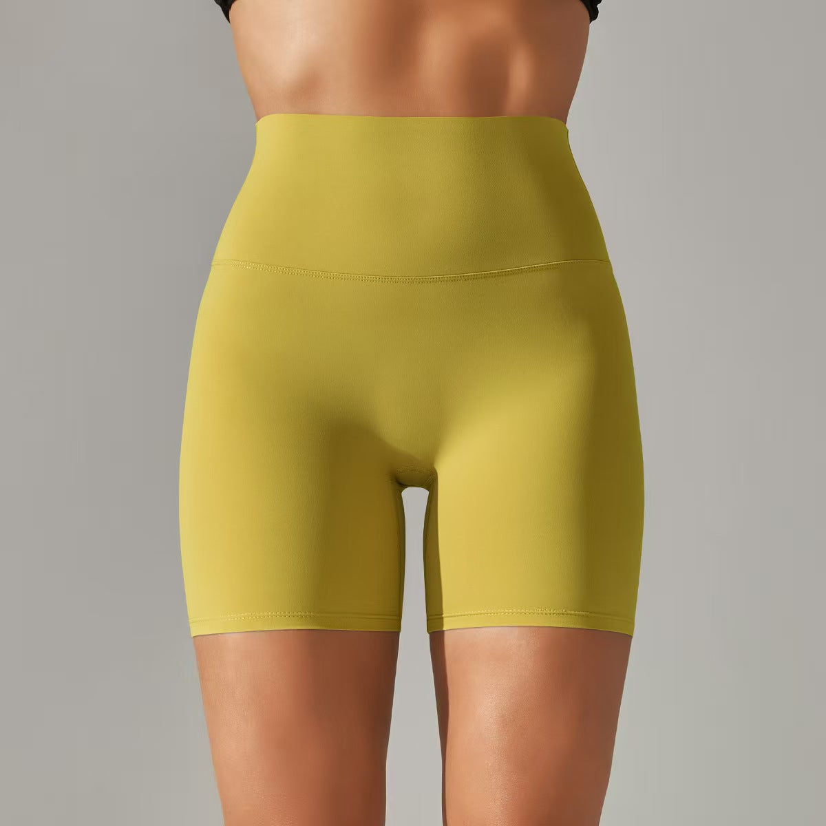 Women's shorts, three part pants, high waist, tight fitting, elastic sports and fitness pants  E131