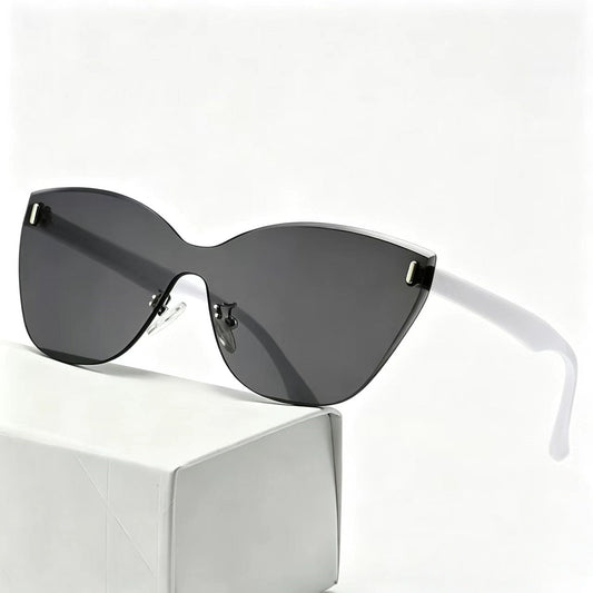 Frameless sunglasses flat cat eye premium  E1117