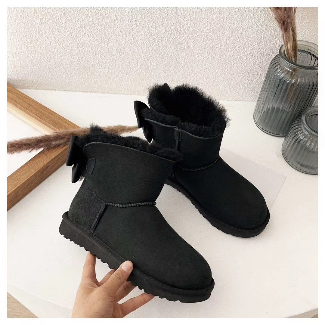 Popular cotton snow boots with fleece   E532