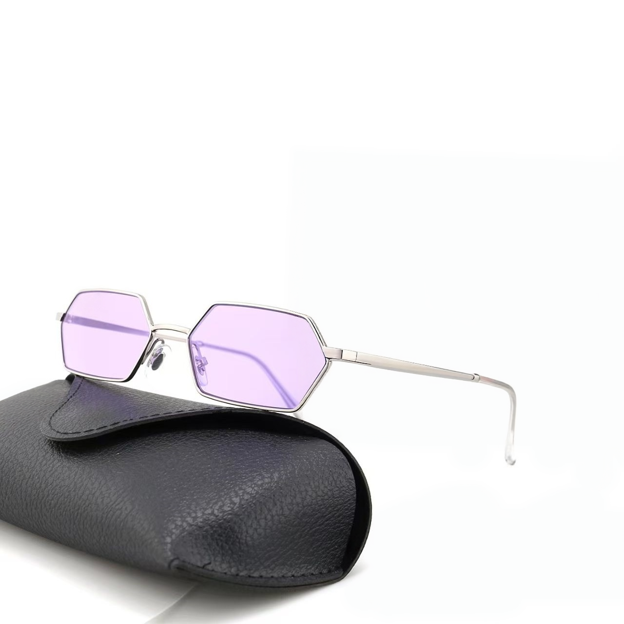 Retro Box Sunglasses Trendy Versatile E1334
