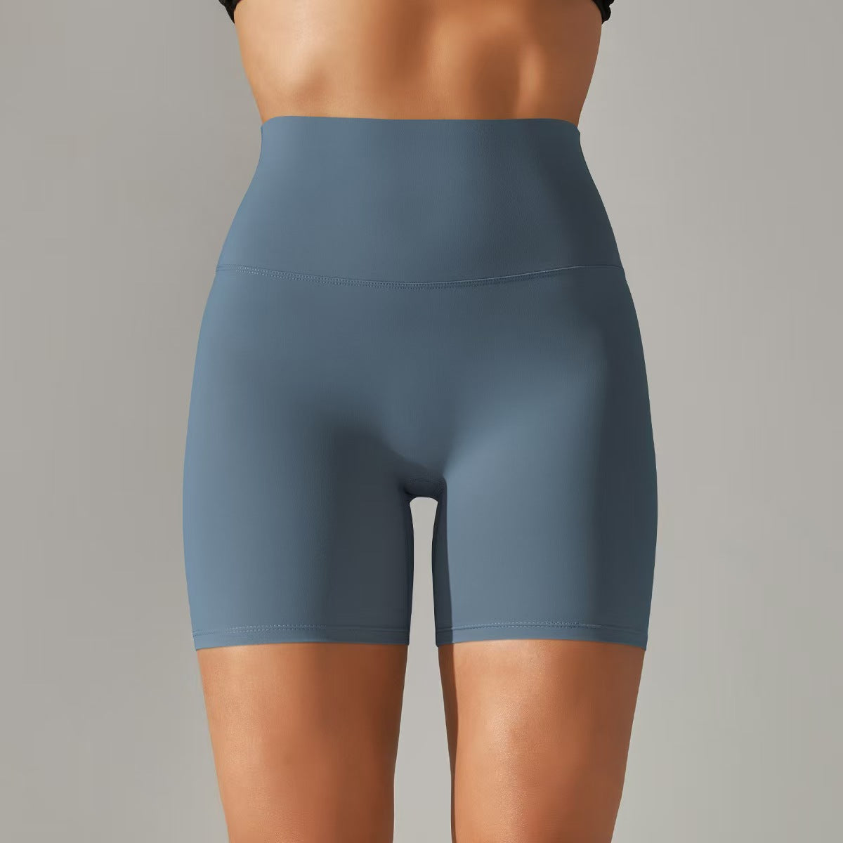 Women's shorts, three part pants, high waist, tight fitting, elastic sports and fitness pants  E131