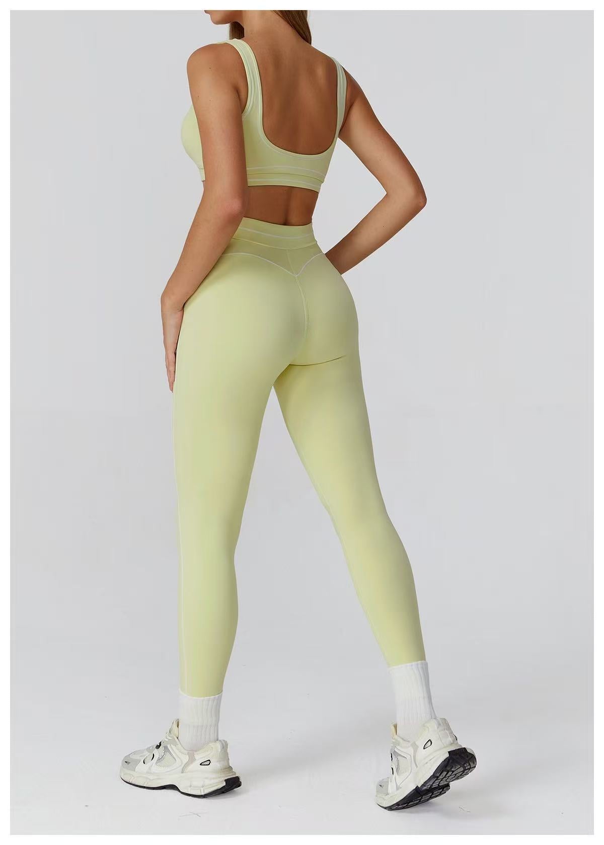 Sports fitness yoga quick drying sports vest set  E900
