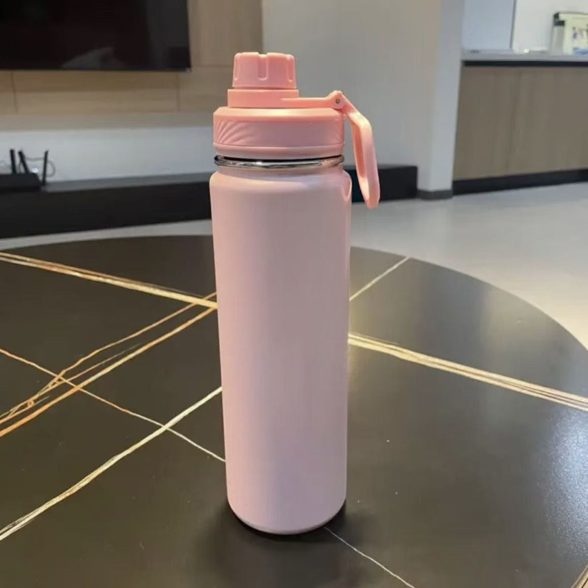 Sports water bottle, outdoor travel thermos cup  E1302