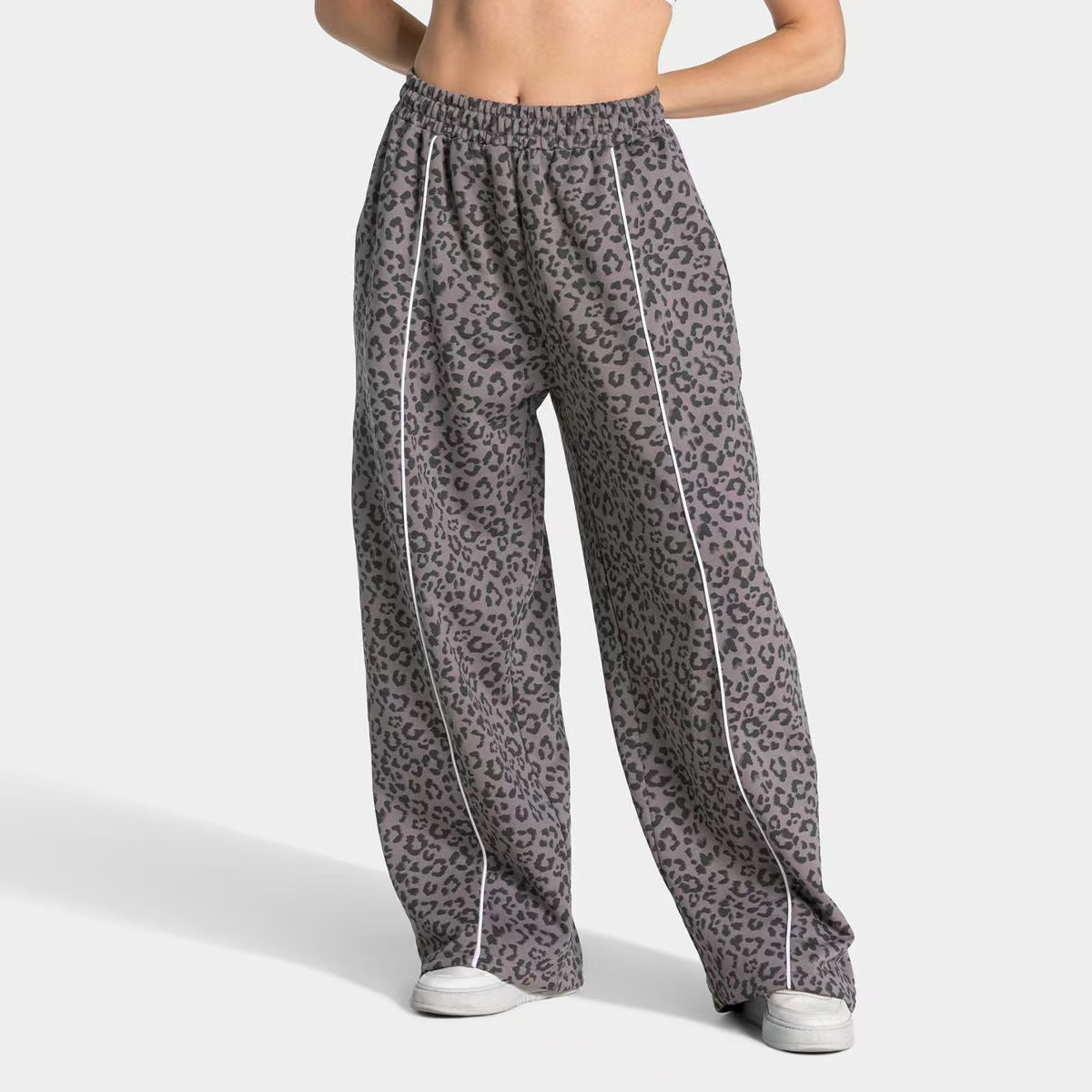 Casual loose straight leg pants  E1278