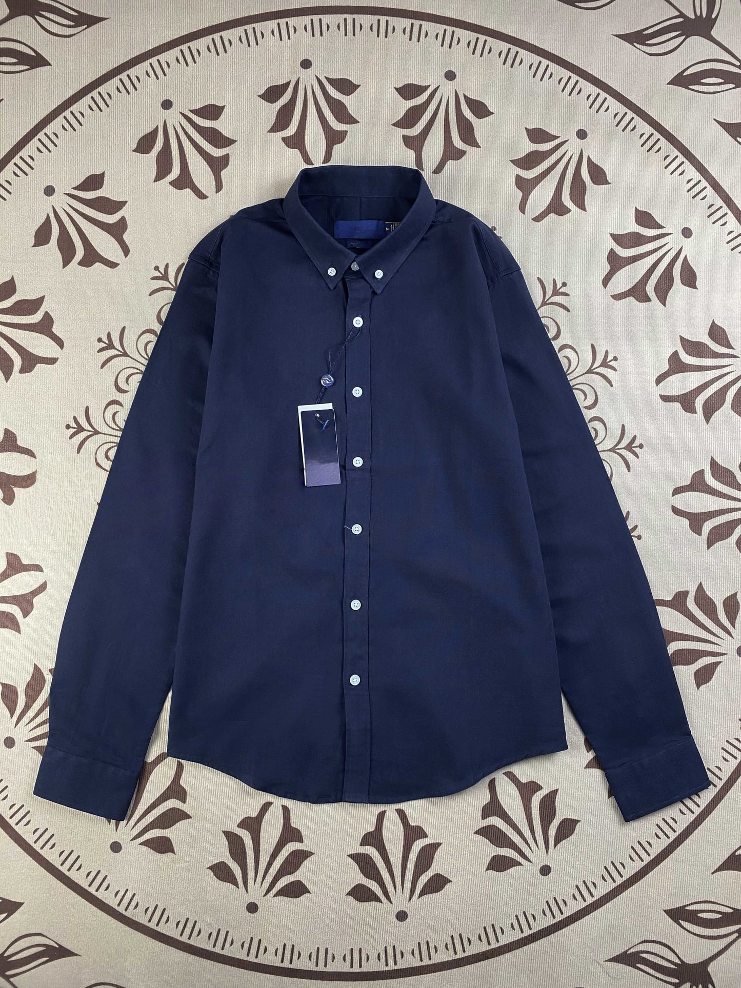 Women's long loose casual shirt E875