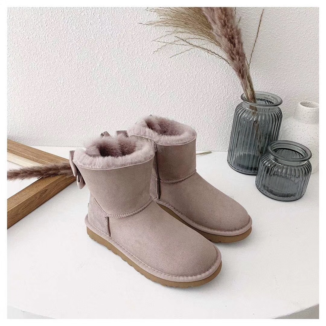 Popular cotton snow boots with fleece   E532