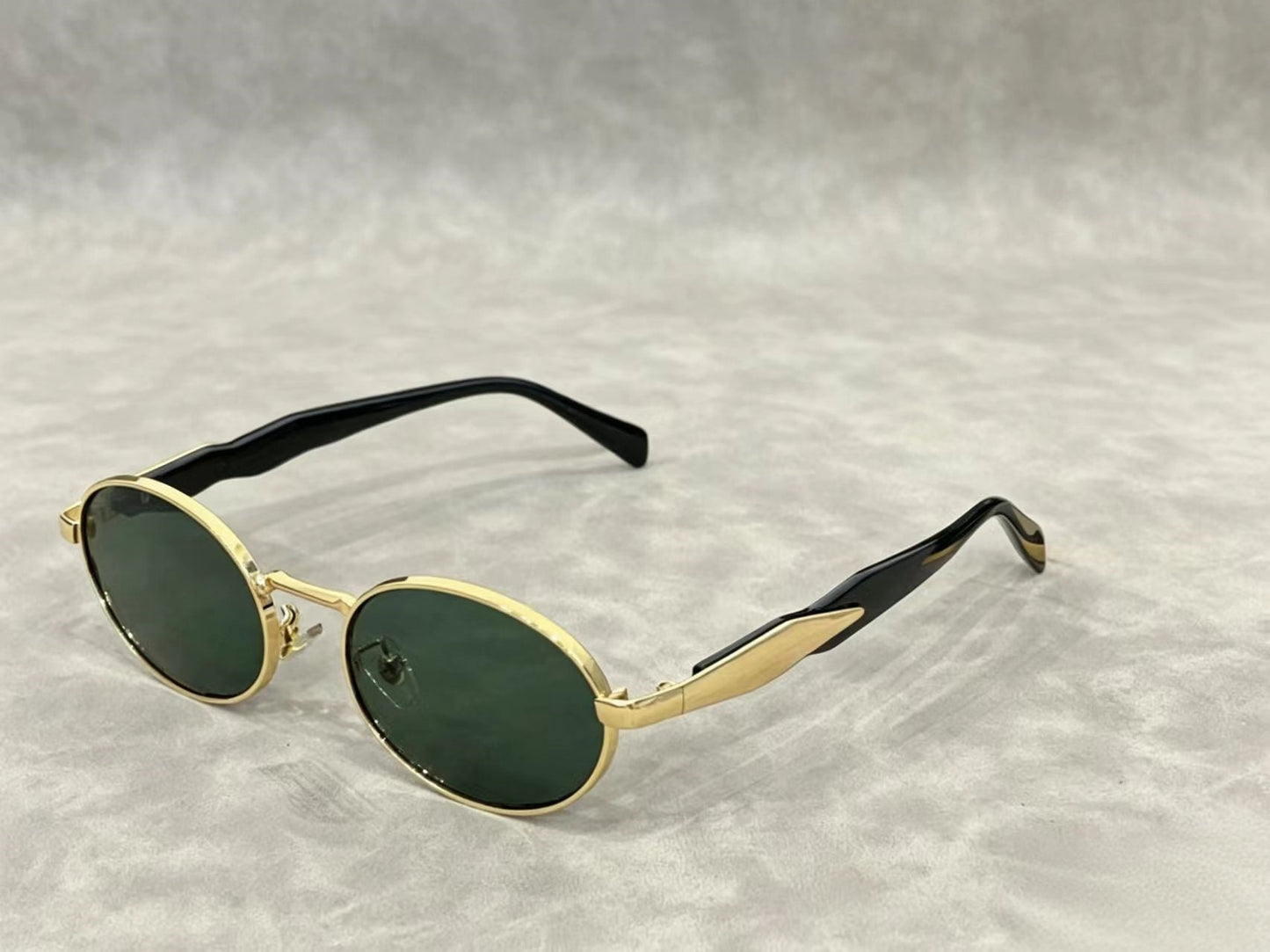 Metal sunglasses, men's and women's UV resistant sunglasses, versatile E1008