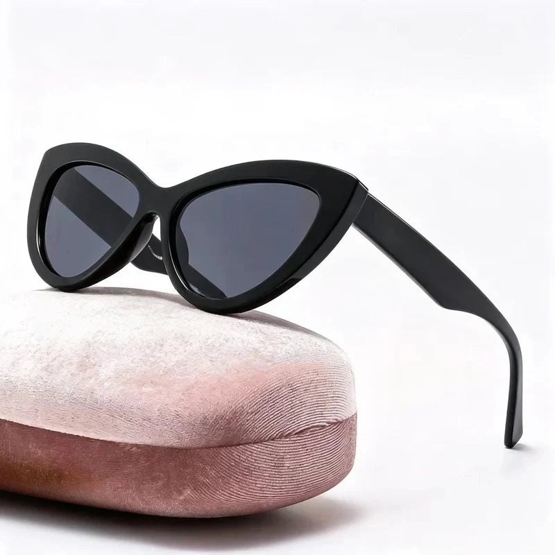 Men's and women's large frame glasses, sunglasses, cat's eyes  E957