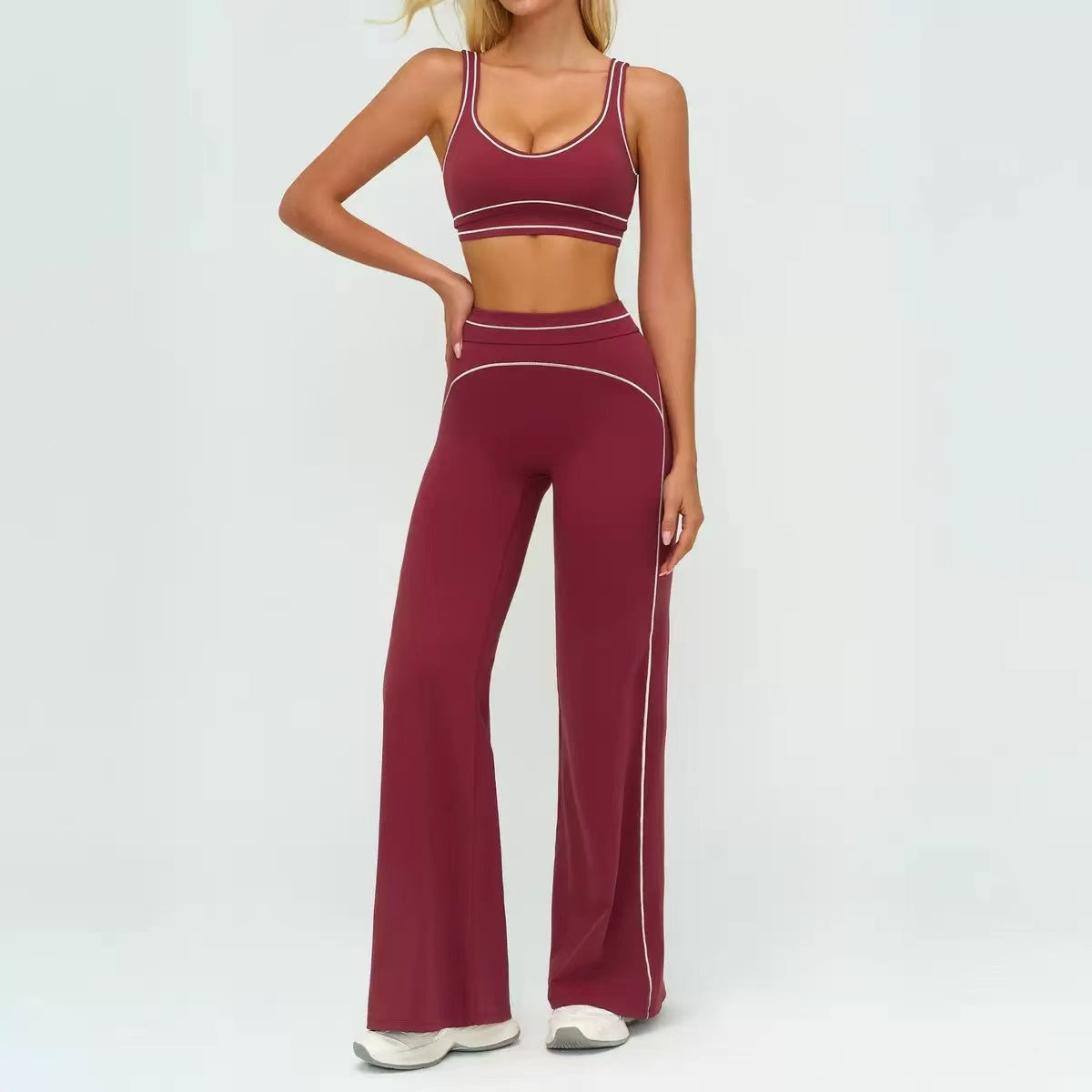 Sports fitness yoga quick drying sports vest set  E900