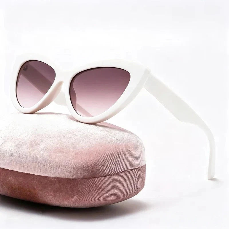 Men's and women's large frame glasses, sunglasses, cat's eyes  E957