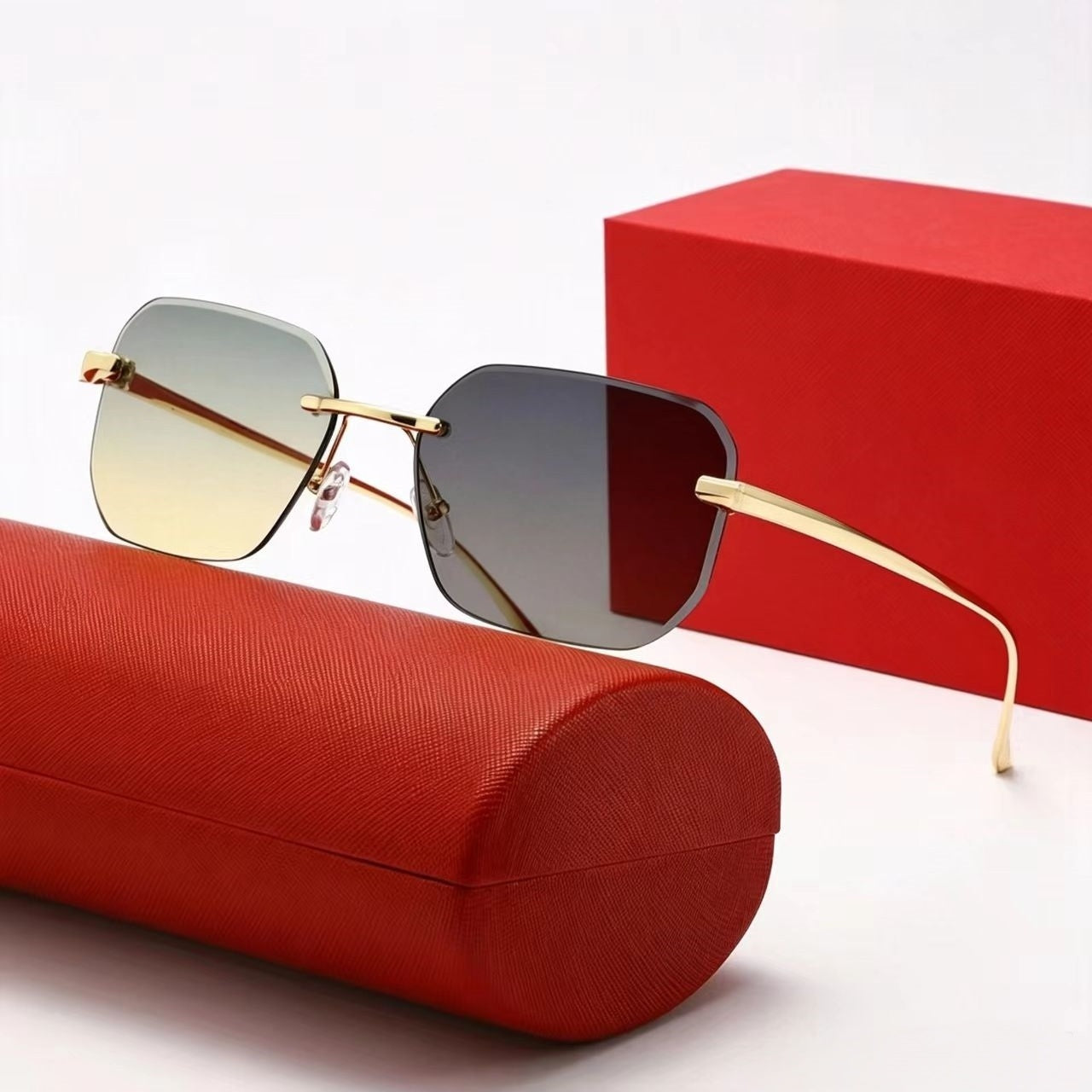 Gradient blackout sunglasses versatile  E1372