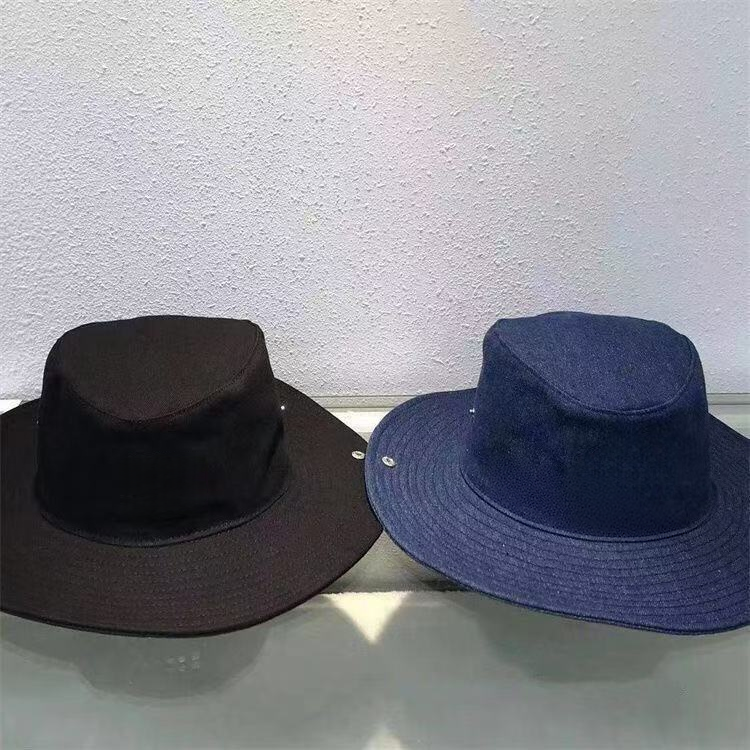 Big brimmed fisherman hat for sun shading E1332