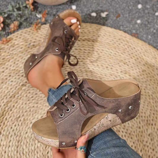 New lace up high-heeled sandals  E1267