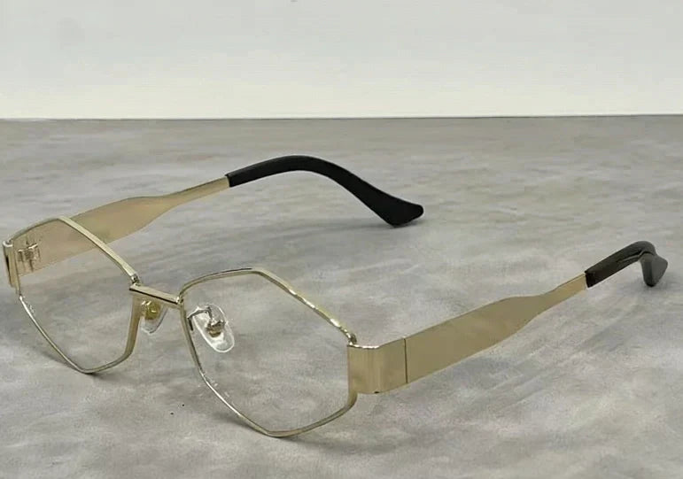 Sun shading sunglasses with diamond shaped small frame glasses  E1049