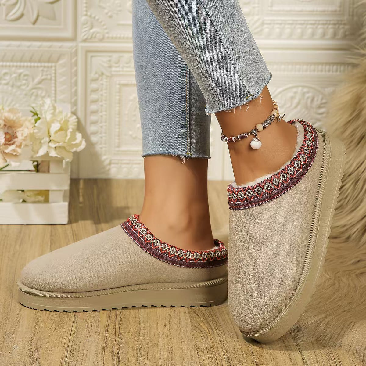 Classic Thick Half Top Shoes   E112
