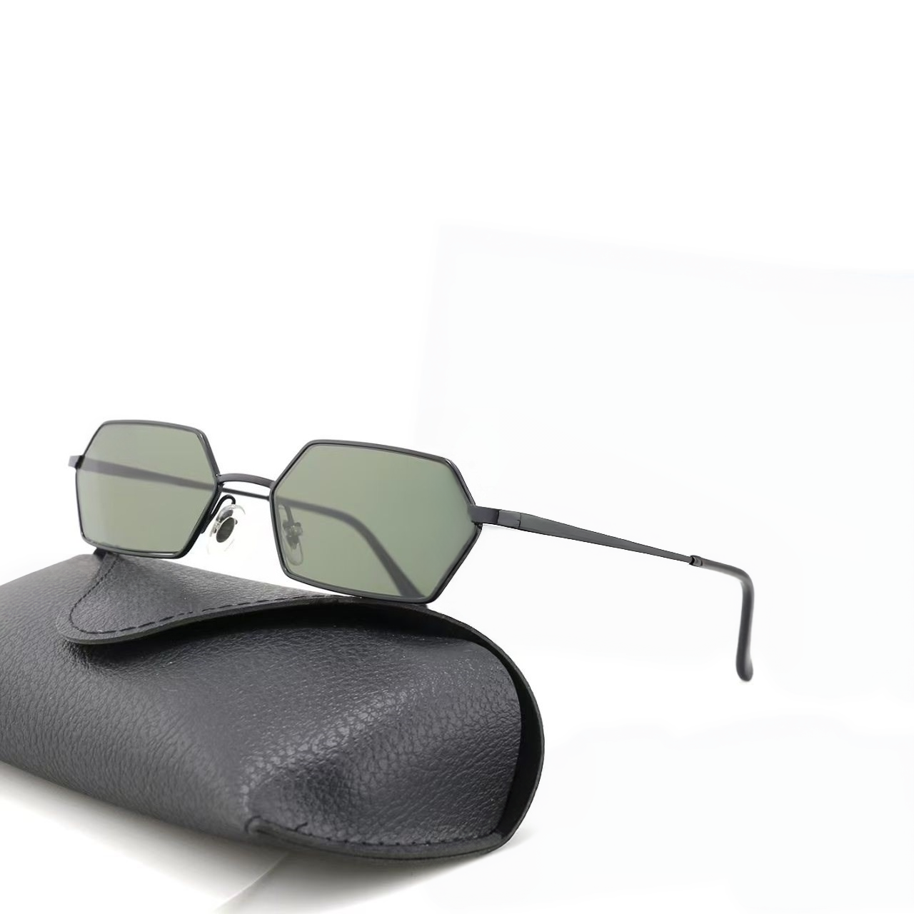 Retro Box Sunglasses Trendy Versatile E1334