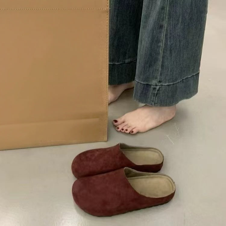 Half pack slippers for casual and versatile use  E1342