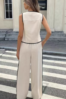 Women's set summer short sleeved pants casual loose fit  E1011