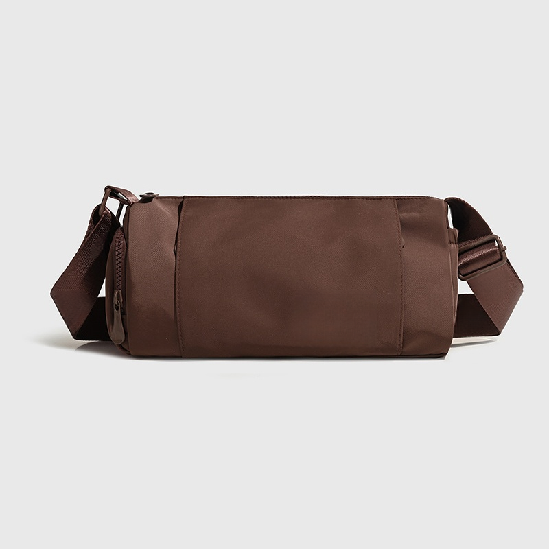 Versatile cylindrical bag, single shoulder crossbody bag  E1309