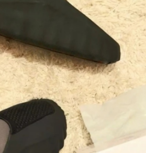 Breathable toe cap half slippers  E858