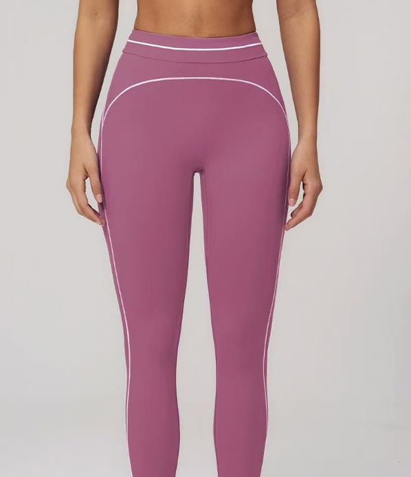 Sports high waisted tight fitting fitness pants  E1360