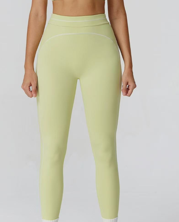 Sports high waisted tight fitting fitness pants  E1360