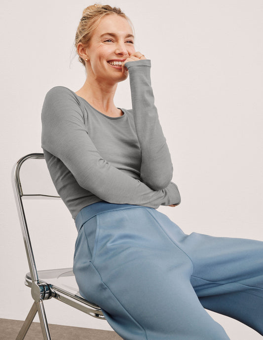 LuxeKnit Merino Wool Crewneck