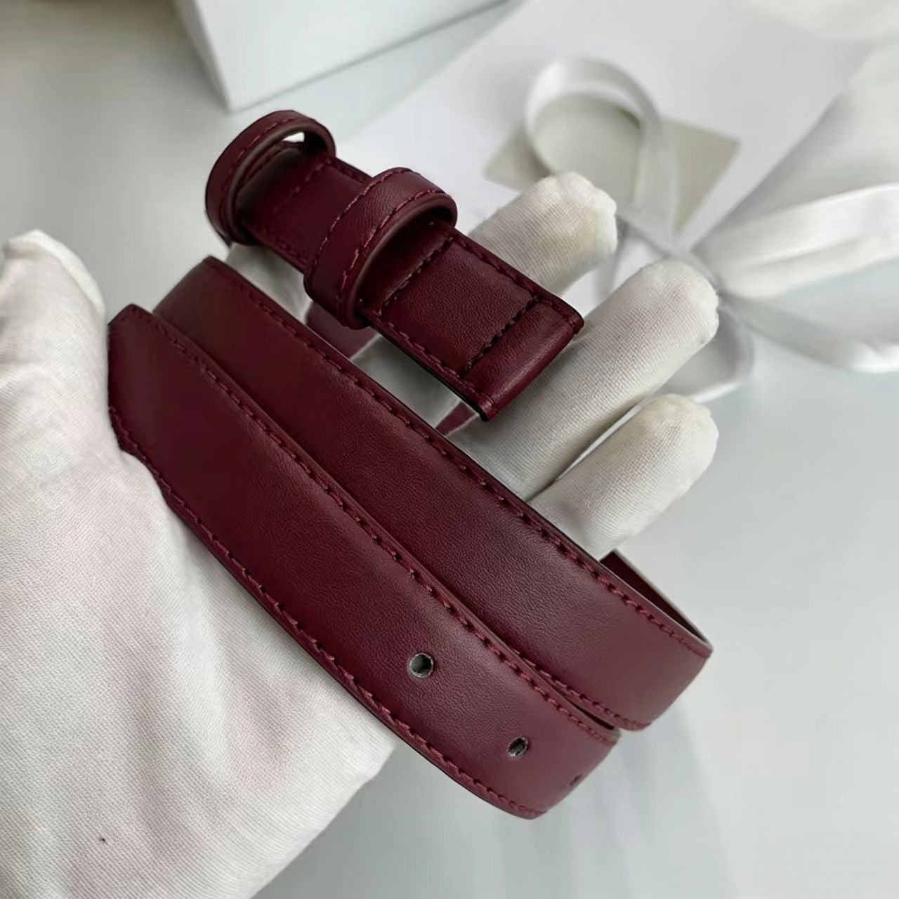 Versatile and minimalist waist belt  E1376   Belt width:2.5cm