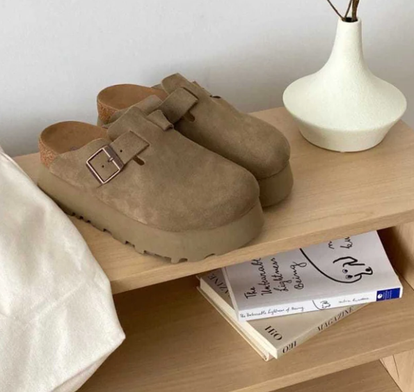 Baotou slippers for spring and autumn, height increasing and lightweight    E941