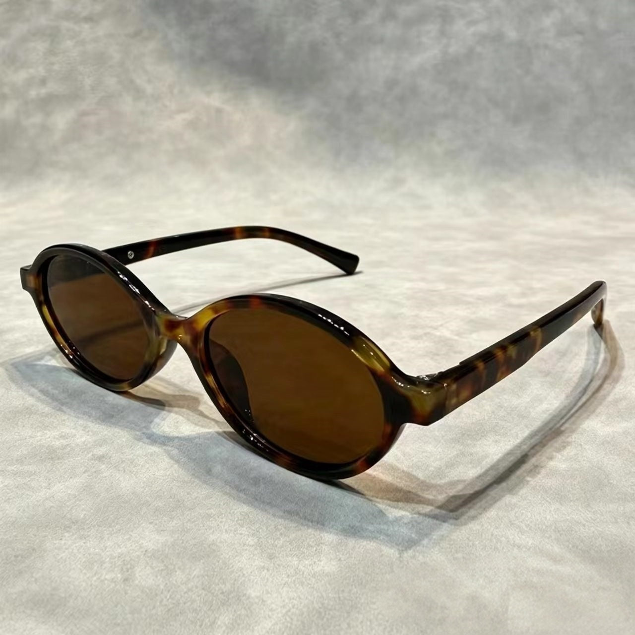 Round frame casual versatile glasses E1319