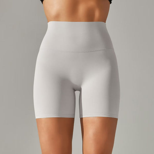 Women's shorts, three part pants, high waist, tight fitting, elastic sports and fitness pants E131