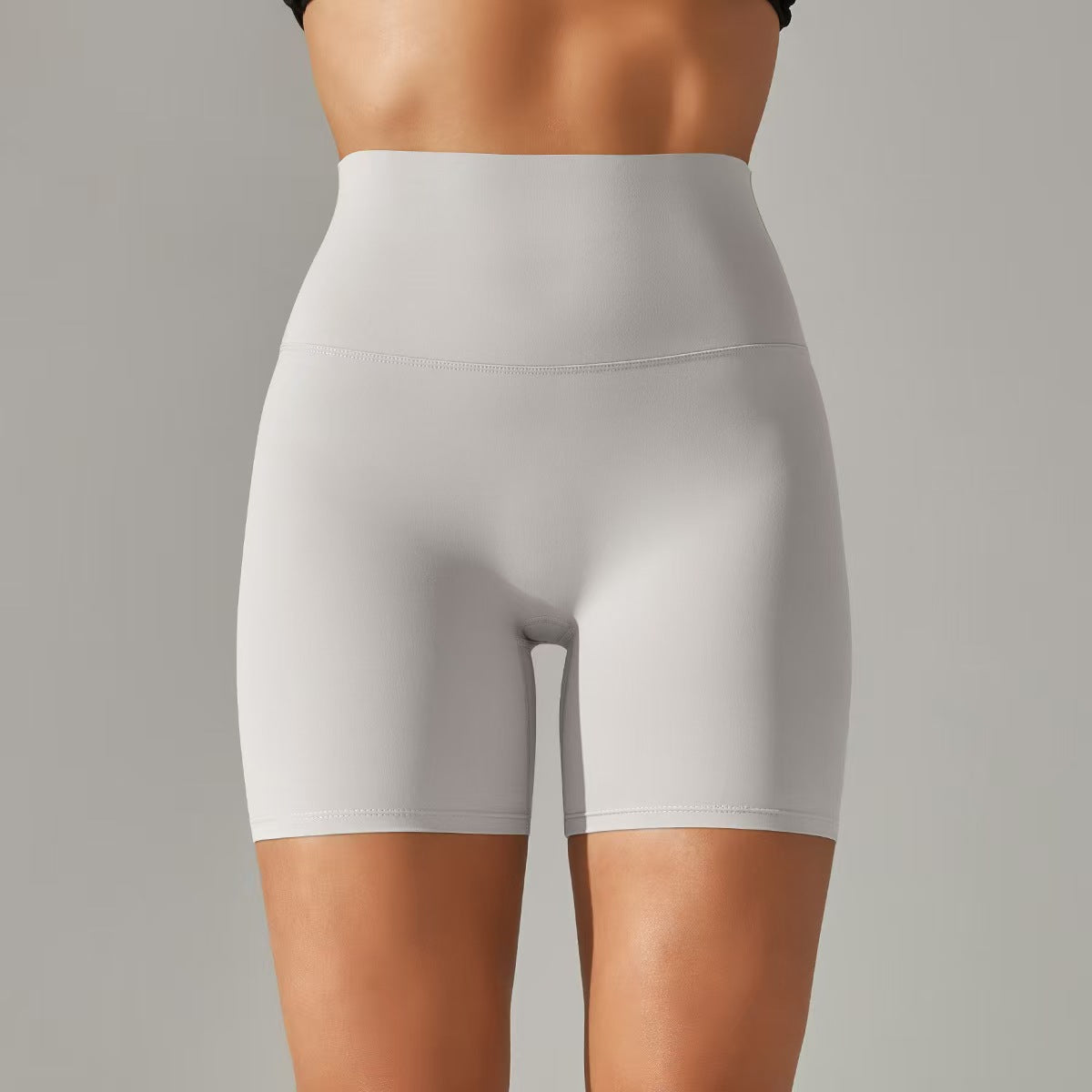 Women's shorts, three part pants, high waist, tight fitting, elastic sports and fitness pants  E131