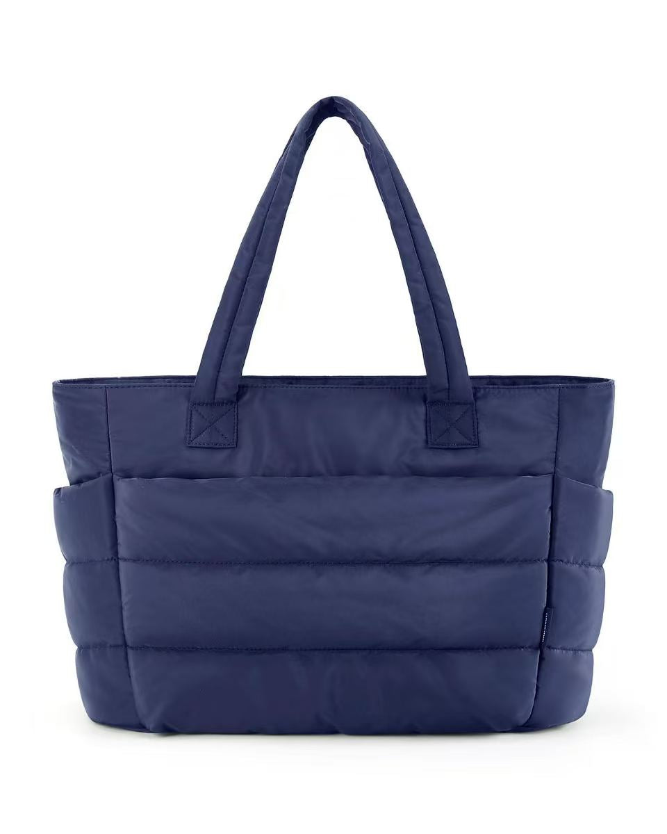 Simple solid color handbag E1307