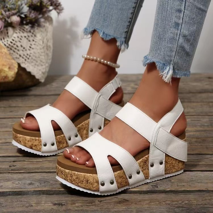 New willow nail high-heeled sandals E1266