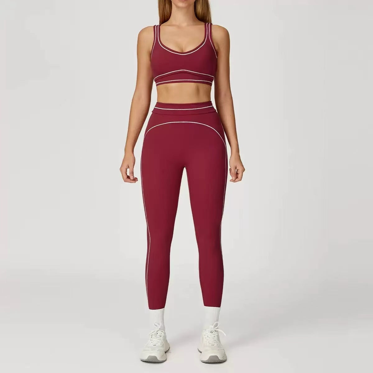 Sports fitness yoga quick drying sports vest set  E900